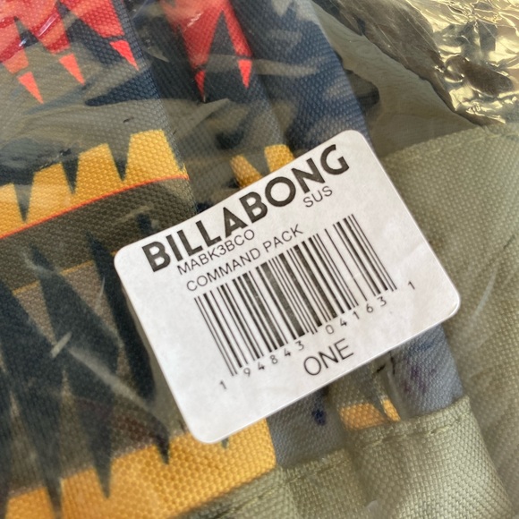 NWT Billabong Command Backpack - Picture 2 of 3